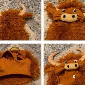 Highland Cow Dog Costume – Target Size M (Fits 25–30 lbs)